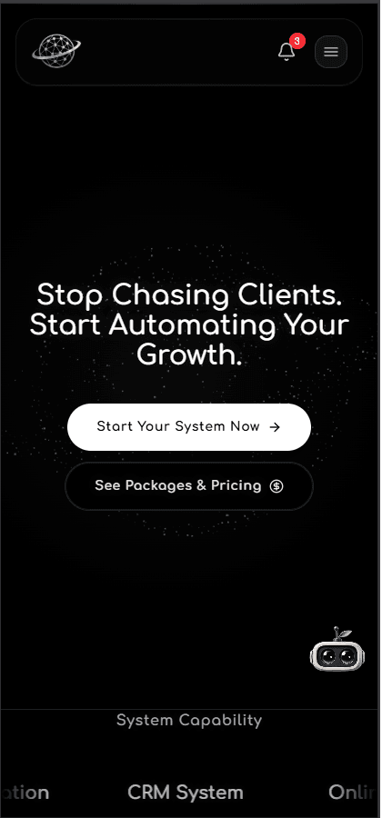 CliMarkAI - AI Marketing Platform – mobil nézet