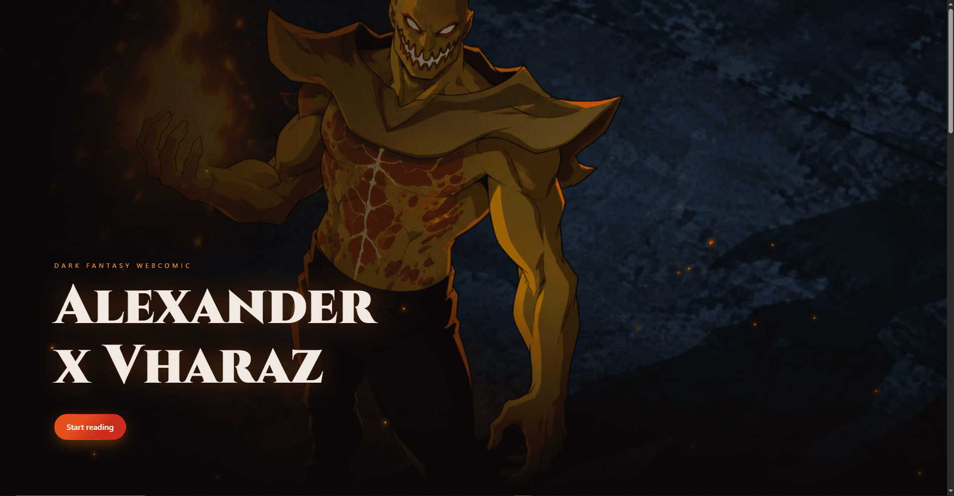 Alexander x Vharaz - Dark Fantasy Webcomic